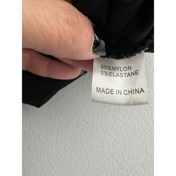 Princess Polly Bodycon Mini Dress Ruched Black Party Cocktail US 10 - Picture 3 of 5